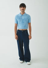 Load image into Gallery viewer, 08 DENIM TERRY ADJUSTABLE PLEATED PANT
