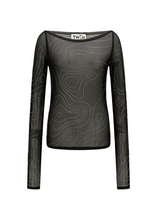 Load image into Gallery viewer, 08 RHINESTONE BOATNECK TOP
