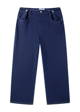 Load image into Gallery viewer, 08 DENIM TERRY ADJUSTABLE PLEATED PANT
