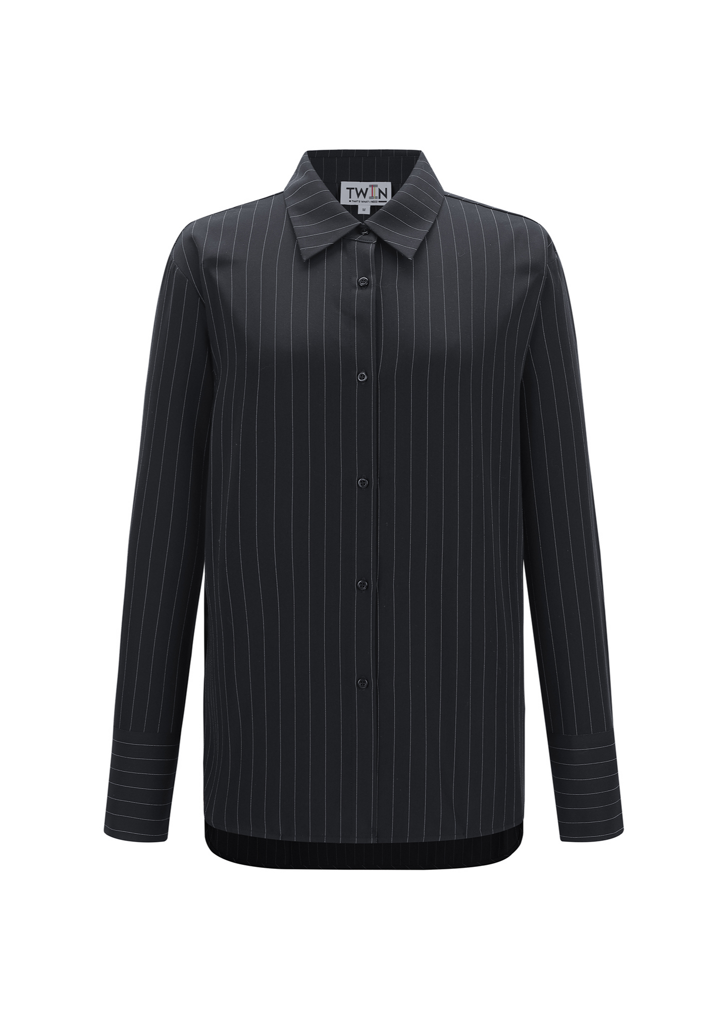 08 PINSTRIPE SIDE VENT SHIRT